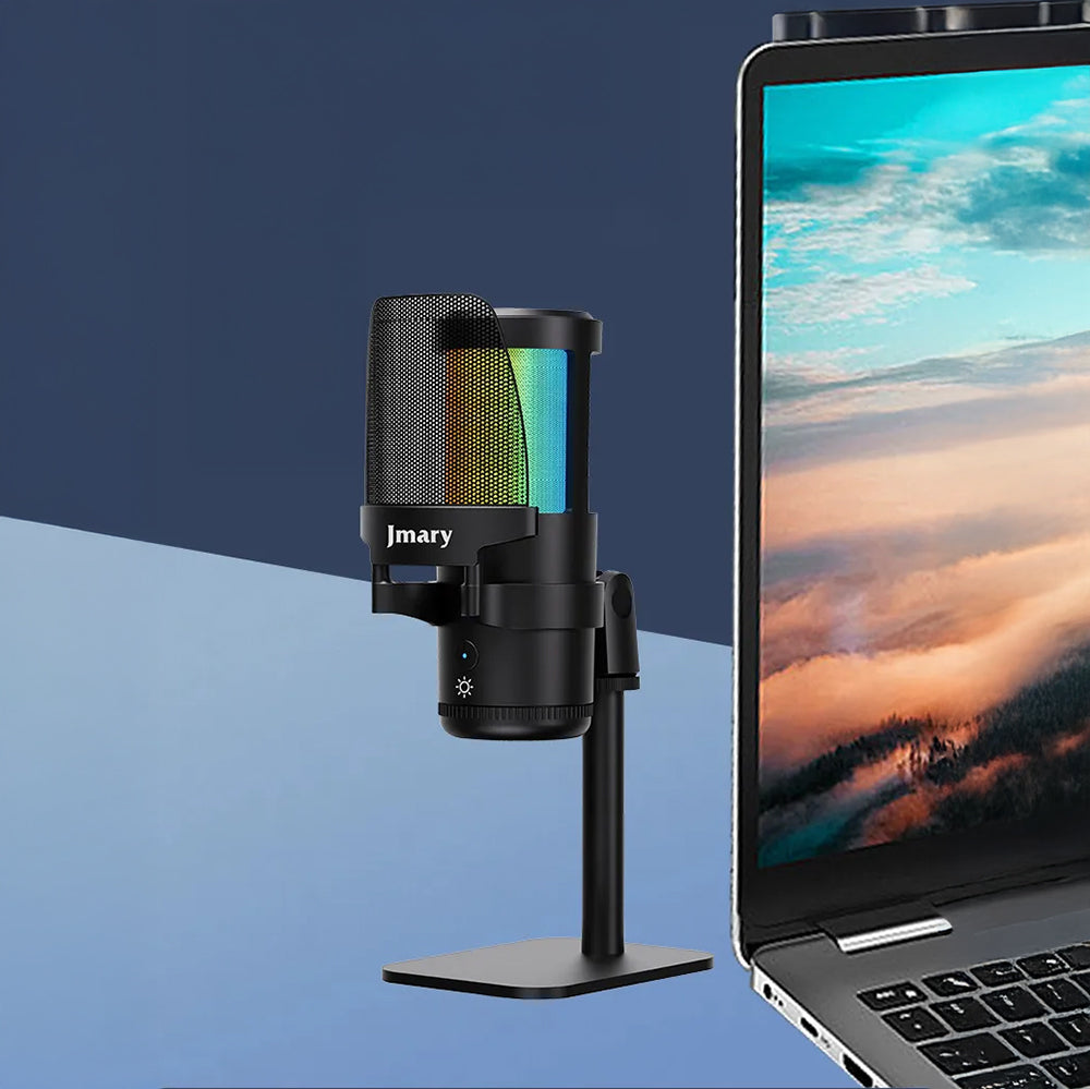 Jmary MC-PW13 Ayrılabilen Pop Filtreli Gürültü Önleyici 360° Dönebilen Tak Çalıştır USB Mikrofon Jmary MC-PW13 Ayrılabilen Pop Filtreli Gürültü Önleyici 360° Dönebilen Tak Çalıştır USB Mikrofon